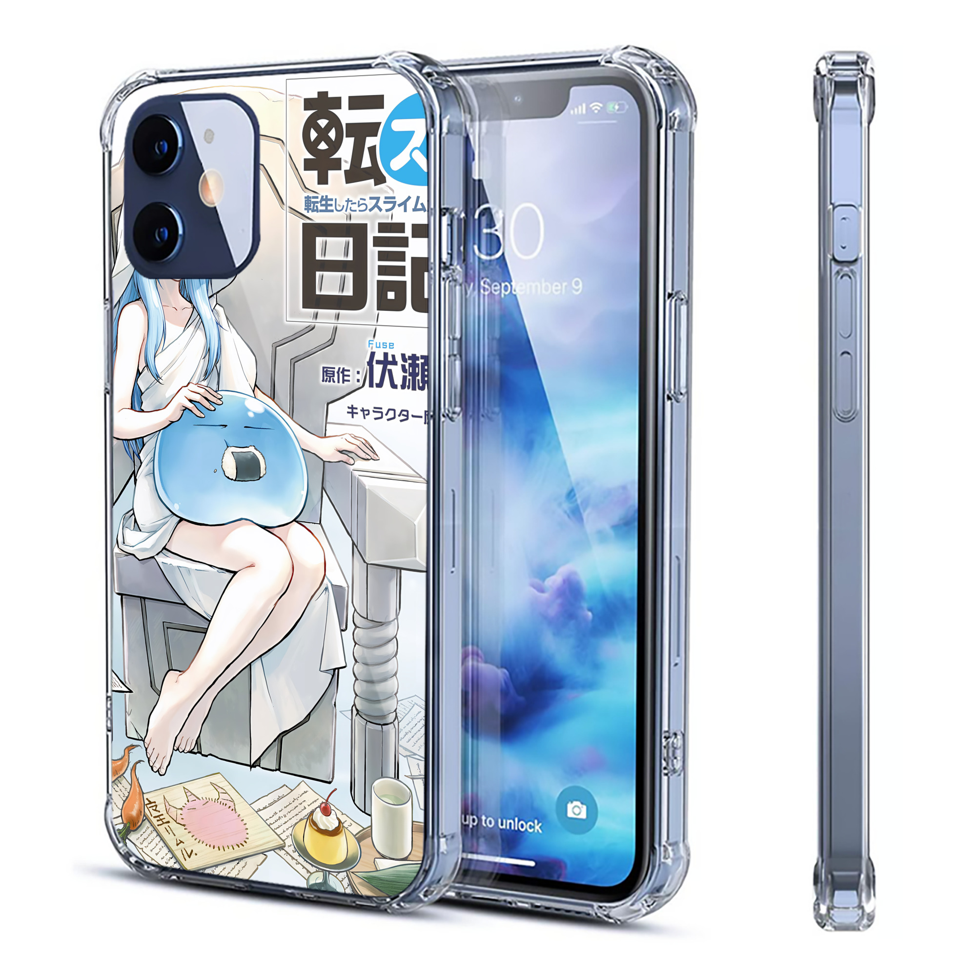 （画像用） 転スラ Regarding Reincarnated to Slime 【iPhone 12シリーズ対応】透明スマホケース（クリアソフトケース）